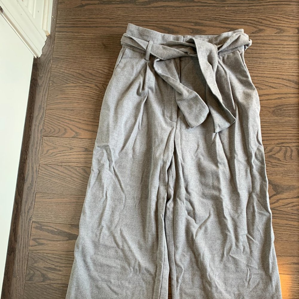 Wide Leg High Waisted Dress Pants